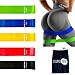 EURODO Bandes de résistance [Lot de 5] Bandes d'exercice de fitness avec 5 niveaux de résistance différents pour gym, entraînement à la maison, yoga, musculation, pilates, étirements