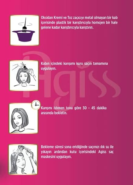 AGISS Intensive Hair Decoiler Powder Nourishing Effective Care Repair 2 Pack