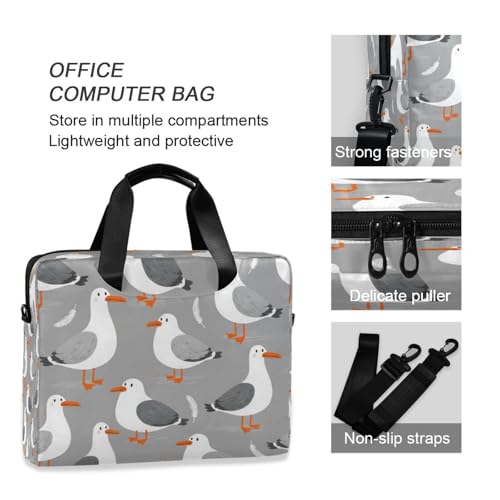 Maletín para laptop con diseño de aves y gaviotas miniatura 5