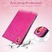 RONWTIMES Glitter Case for iPad (A16) 11th Generation 11 Inch 2025, iPad 10th Gen 10.9'' 2022- Sparkly Cover for Women Girls with Auto Wake/Sleep| Wrist Strap| 3-Stand Angles| Pencil Holder, Rose Pink