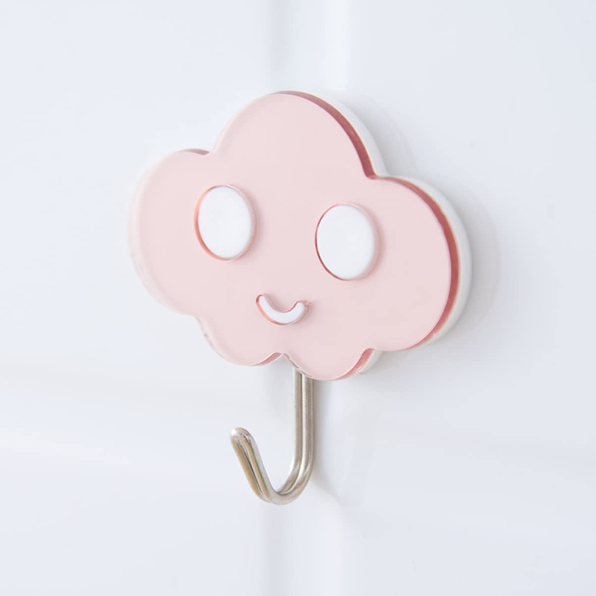 VASDEV 9 perchas para toallas, ganchos de puerta montados, decoración de plantas, decoración de oficina para niñas, decoración de niños, gancho adhesivo de baño para niños con forma de en