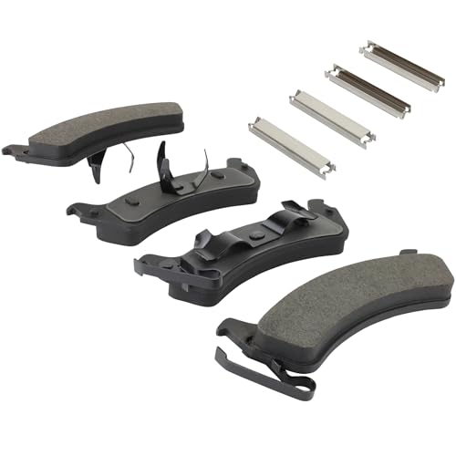 Image of QUALITY-BUILT Rear Semi-Metallic Brake Pads, Premium 1001-0664M, Compatible with 1995-2003 Ford Windstar