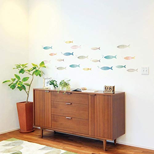 Ambiance-Live Adhesivo Decorativo para Pared de Banco de Peces Multicolores