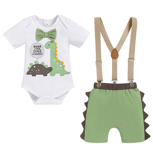 Image of Baby Boys 1st Birthday Cake Smash Outfit Hungry Caterpillar Bodysuit Bloomers Adjustable Y Back Suspenders Clothes Set