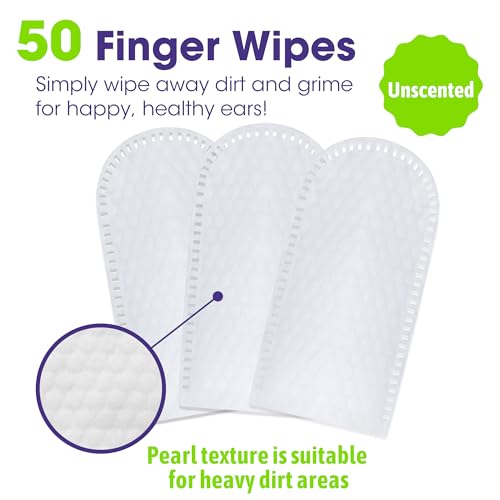 PUMBLER Pet Ear Wipes for Dogs & Cats - Gentle and Effective Ear Cleaning Solution - Remove Dirt, Wax and Odor - 50 Count Dog Ear Relief Finger Wipes - Image 6