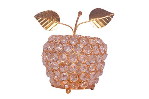 Lampe de bougie cristal idée cadeau originale forme pomme