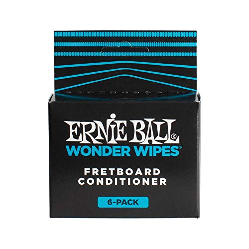 Ernie Ball Wonder Wipes Fretboard Conditioner 6-pack (P04276)