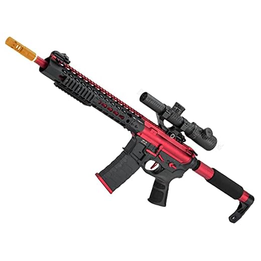Evike Airsoft - APS LE Custom M.4 Dragon AEG Ri.fle 2.0 w/eSilverEdge Gearbox (Color: Red Dragon)
