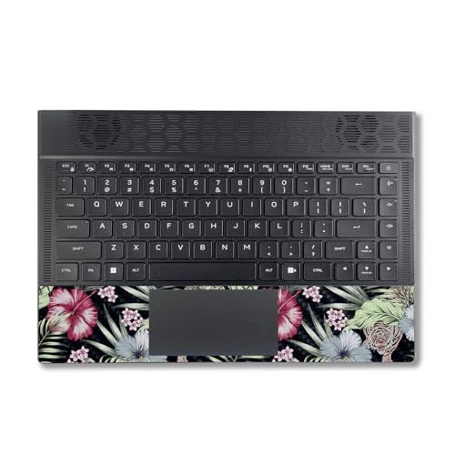 Image of MightySkins Carbon Fiber Skin Compatible With Alienware X14 R2 (2023) Full Wrap Kit - Asian Tropics | Protective, Durable Textured Carbon Fiber Finish | Easy To Apply & Change Styles | Made in the USA