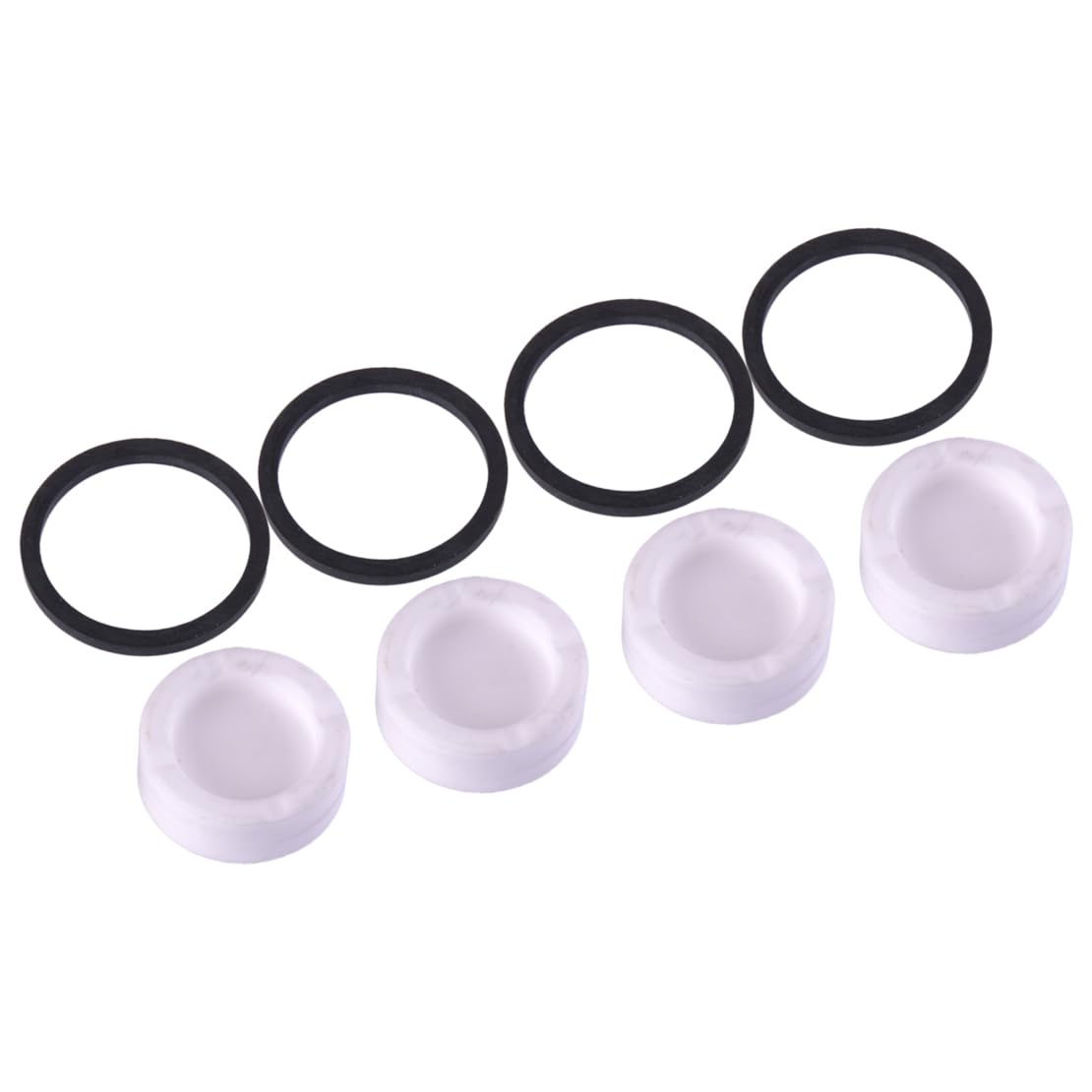 ciciTree 4 Sets Bike Bicycle Hydraulic Brake Caliper Ceramic Piston &Sealing Ring Compatible for Shimano XTR XT SLX