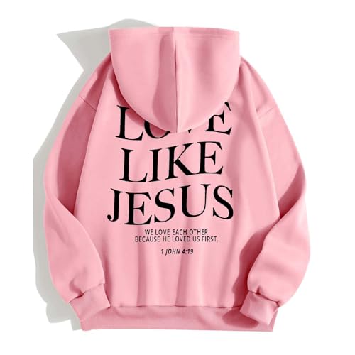 Jesus Loves You Hoodie Christian Faith Religious God Tops Man Woman Pullover Sweatshirt Longsleeve4