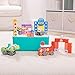 Melissa & Doug Blockables™ Deluxe City Snap and Play Amazon Exclusive, Mix and Match Connectable Wooden Building Blocks Play Set with Storage Bin and Play Lid (122 Pcs) - FSC Certified