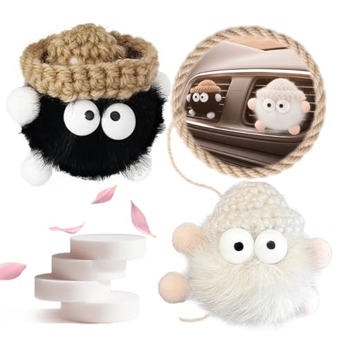 Image of Car Air Freshener for Women 2 Pack Cute Car Accessories for Women Interior- 4 Different Scent Car Diffuser, 30+ Days Long Lasting Automotive Fresheners Perfect Car Decor