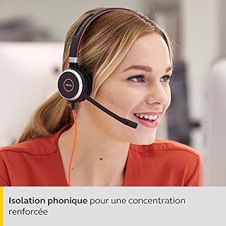 Jabra Evolve 40 MS Stereo Casque audio – Casque audio certifié Microsoft pour VoIP Softphone avec annulation passive du… - Les Beatles, Paul McCartney, John Lennon, RIngo Starr, George Harrison Jabra Evolve 40 MS Stereo Casque audio - Casque audio certifié Microsoft pour VoIP Softphone avec annulation passive du… – Image 4