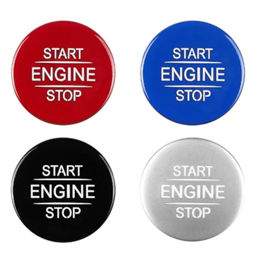 Bouton de démarrage Mercedes Classe A W177 et GLB en aluminium argenté élégant
