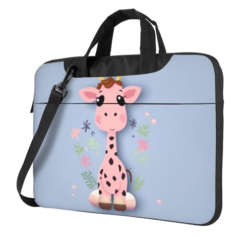 Sac ordinateur girafe antichoc avec bandoulière confort pour le bureau