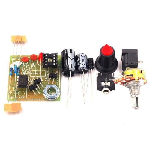 Smart Electronic DIY Kit LM386 Super Mini Audio DIY Kit Suite Trousse LM386 Amplificador Module Board 3.5mm 3-12V image 5