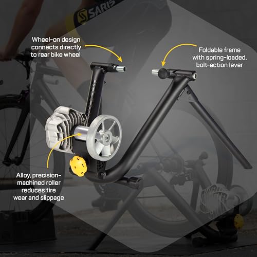 Saris Fluid2 Indoor Trainer, entrenador con resistencia fluida para bicicleta miniatura 6