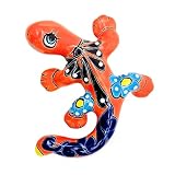 Colorful Ceramic Lizard Talavera Pottery Mexican Garden Decor Home Decor Gecko - Hand Painted in Mex