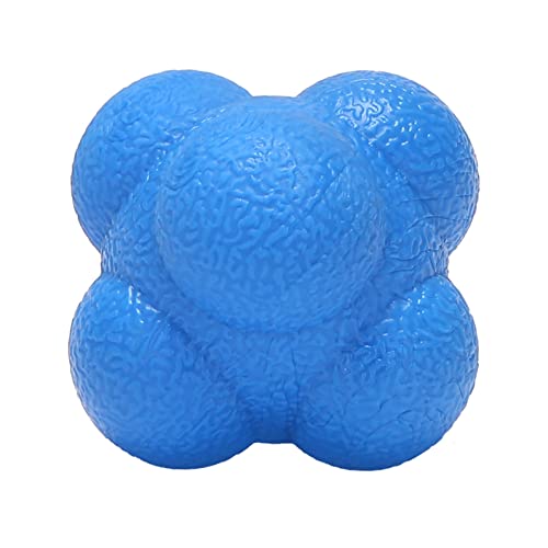 Lizusidtsy Hexagonal Reaction Ball Agility Training Reaction Ball Coordination Agility Training Reaction Ball, blue