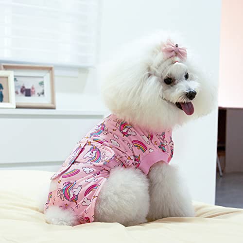 CuteBone Dog Surgery Recovery Suit Cat Surgical Onesie Female Body Suits Male Prevent Pet from Licking Wounds SSF02L by CuteBone - Used condition - Image 9
