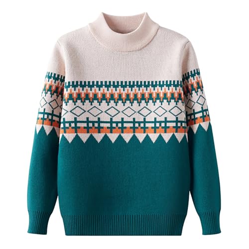 Pull à manches longues en tricot pour enfant en maille chaude de qualité
