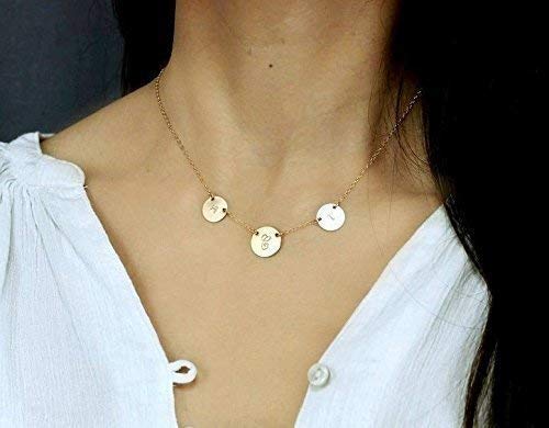 mother and two child necklace