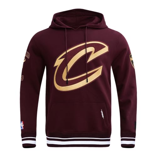 Image of Pro Standard Mens NBA Retro Classics Brushed Back French Terry Pull Over Hoodie