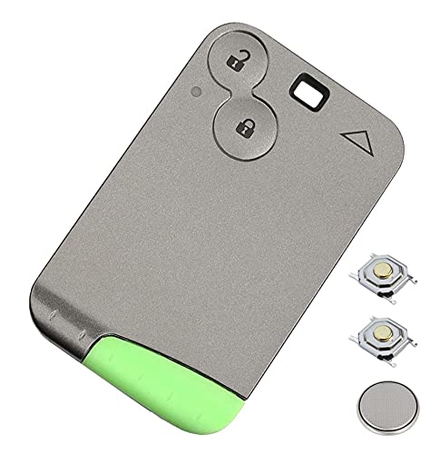 Kit Carte Coque pour Renault Espace 4, Laguna 2 et Velsatis Télécommande +2 Switchs +Pile Lakamodo Cover
