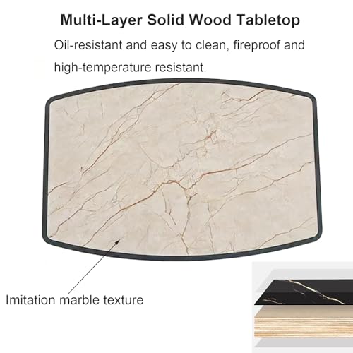 Mesa de comedor para autocaravanas desmontable y regulable para yate 3
