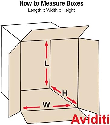 Aviditi Shipping Boxes Small 20"L x 20"W x 20"H, 10-Pack | Corrugated Cardboard Box for Packing, Moving and Storage