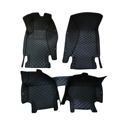 Tapis de sol voiture en cuir personnalisé VW ID5 : l'élégance intérieure