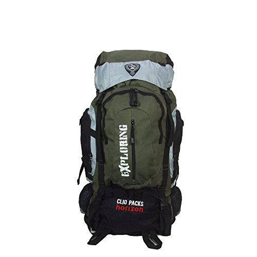 Mochila de Acampamento Trilha Camping 70 litros - Clio Style (Verde)