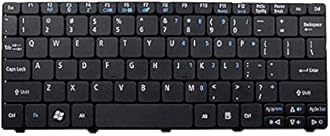 WISTAR Laptop Keyboard for ACER Aspire One 532H D255 D255E D257 D260 D270 NAV50 EM350 P0VE6 MP-09H23U4-6984, PK130D34A00 Series Keyboard, Black