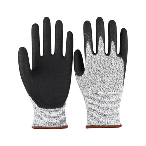 Guantes de nitrilo HPPE para protección de manos en cocina y jardinería, ajuste flexible para facilitar el movimiento en tareas (M)