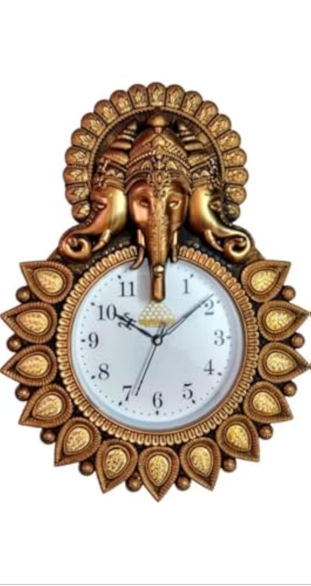 Lord Ganesha Plastic Religious Theme Wall Clock
