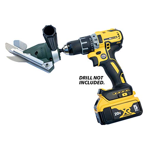 Pactool SS704 Snapper Shear Siding Pro - Siding Cutting Shear - Cordless Drill Attachment - Professional Power Tools thumb #3