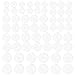 WeddHuis 60 Pezzi Anti Wildfleisch Dischetti Silicone Ferma Orecchini Piercing (Misure Miste) immagine