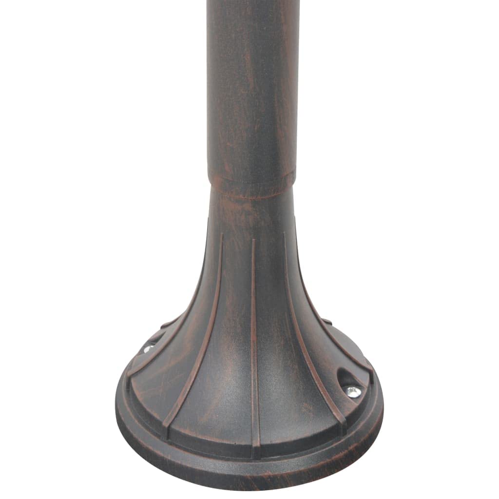 vidaXL Farolas de Jardín Luces Aluminio Bronce 120 cm Iluminación Patio Noche