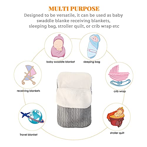 Oenbopo 201816503-OENBOPO Newborn Baby Swaddle Blanket Wrap thumb #5