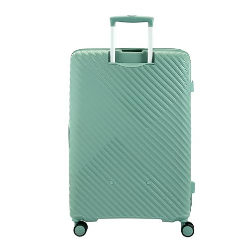 Image of American Tourister Diamo Trolley Bag with Combination Non TSA Lock & 8 Wheels Hard-Sided PC Large Suitcase /Trolley Bag with Double Spinner Wheels /Luggage for Men & Women