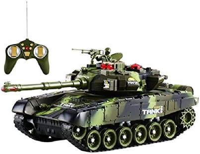 Remote Control War Tank, Full Function, Rechargeable, Big Size with Light and Gun Sound