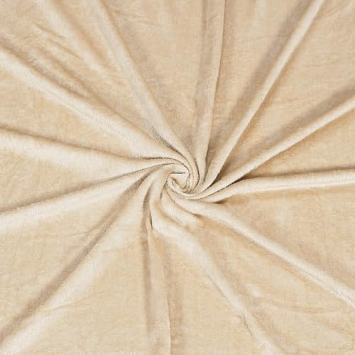 Image of Sands Premium Ultra Soft Woollen Pillow Cover Set of 2 for Winter with Zipper Closure, Cozy Pillow Case Perfect for Warmth, Flannel Warm Pillowcases, King size-18X28 Inches (Beige)