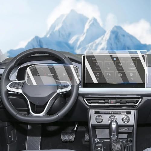 Film TPU anti-reflets pour console de navigation Volkswagen Virtus fini les rayures