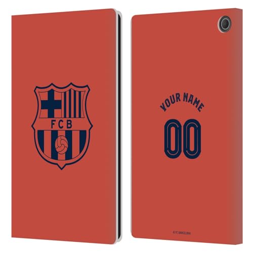 Étui Amazon Fire Max 11 2023 FC Barcelona | Pochette portefeuille cuir troisième kit 2025/26