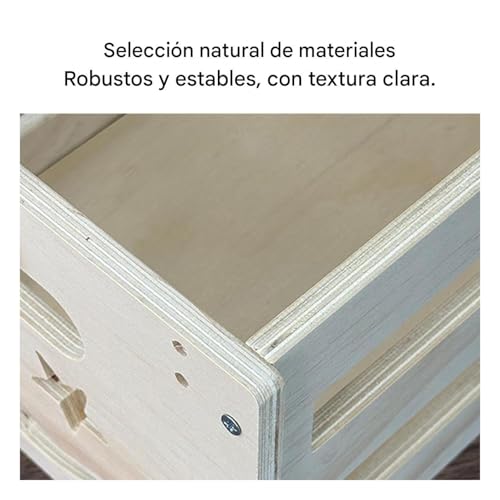 Cajas de madera para ropa de bebé que resuelven el desorden infantil 5