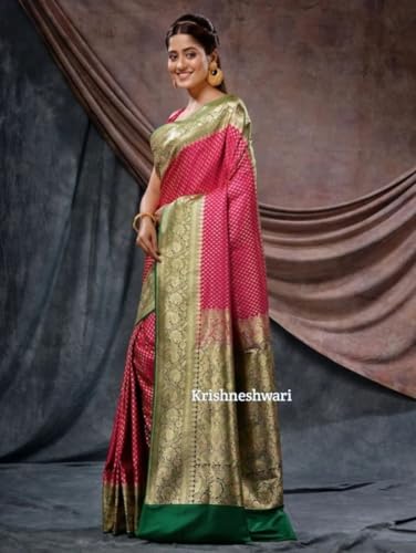 BASANA SAREE KUTHIR green banarasi silk saree in pure silk – image 4