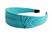 Aqua Blue, Gorgeous Elegant Knotted Hard Headband, Bargain Headbands