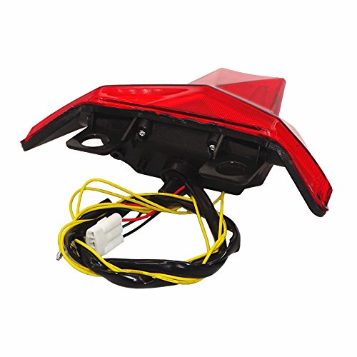 Luz de seta de freio traseiro integrada de LED para motocicleta para KAWASAKI Z250 Z400 2019-2023 /