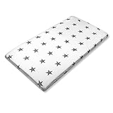 Brooklyn Bamboo Softest Organic Bamboo PORTABLE Fitted Crib Sheet Hypoallergenic, Breathable & Cutest Of All Portable Sheets Unisex, Boy Or Girl Perfect For Baby Registry And Gift Basket Sets